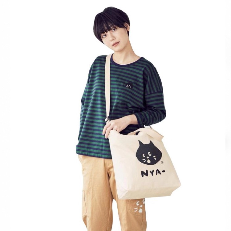 日本雜誌附錄 Ne-net NYA－ 斜背包 肩背包 單肩包 側背包 手提包 黑貓B90101