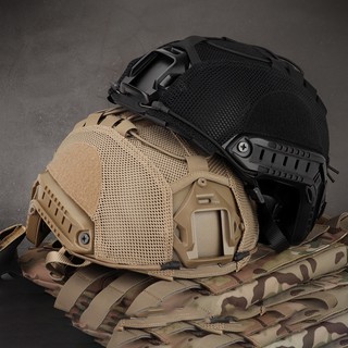 戶外戰術必備戰術頭盔布 頭盔偽裝布 戰術頭盔 野戰遊戲 生存遊戲 戶外CS戰術頭盔罩 軍迷彩盔布