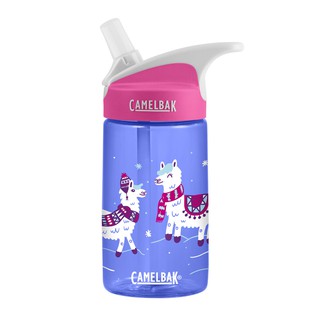 CamelBak 400ml eddy 兒童吸管運動水瓶 雪季羊駝(限時免運活動)