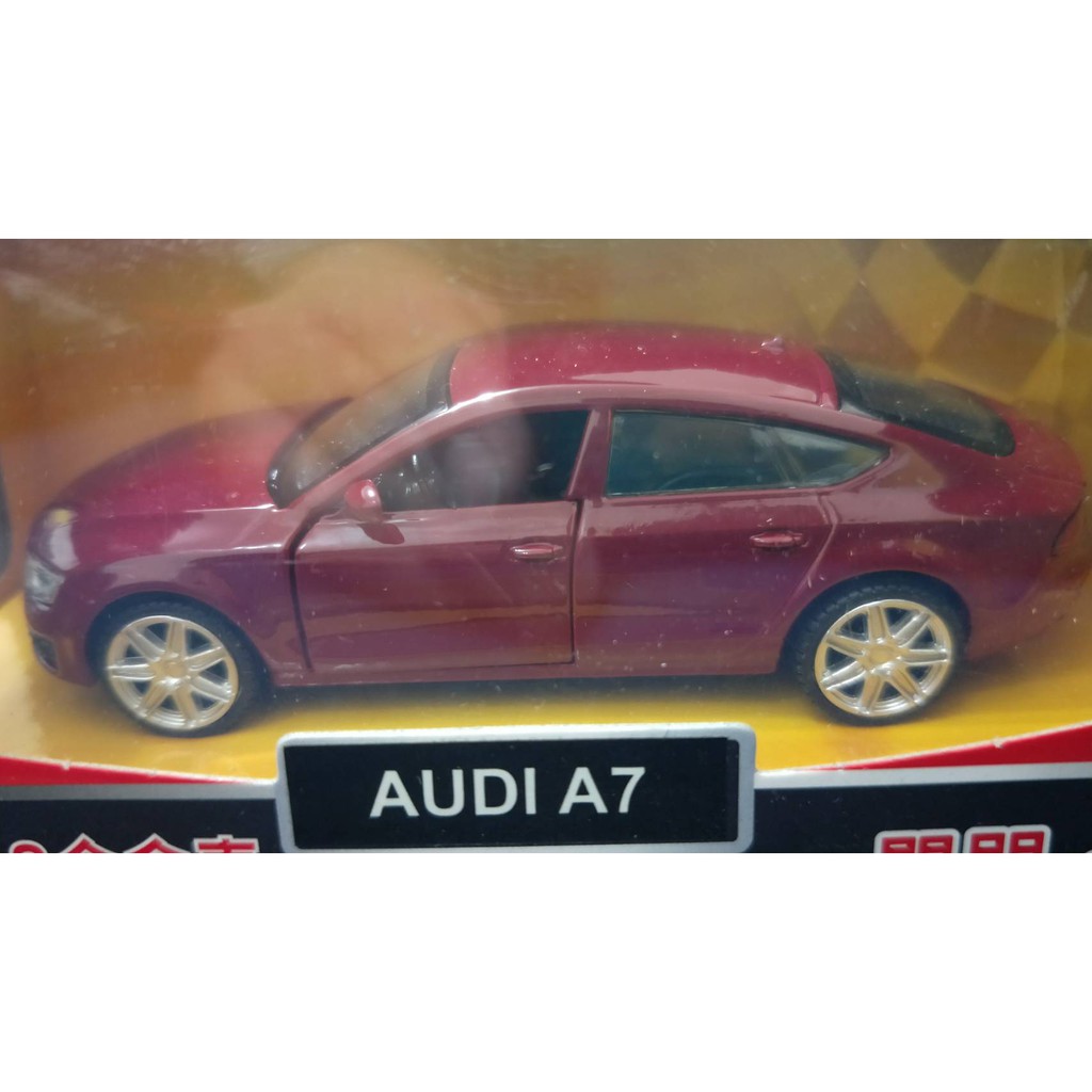 全新 ~ 紅色Audi A7合金迴力車 (1:43) , 數量有限.欲購從速 / 模型車 / 奧迪迷 / 跑車迷