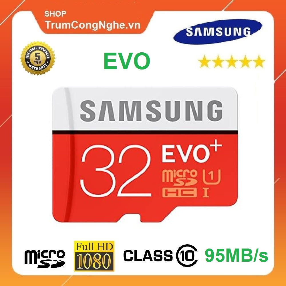 三星 EVO 32GB Class10 95MB /s 存儲卡 - 高速新型號