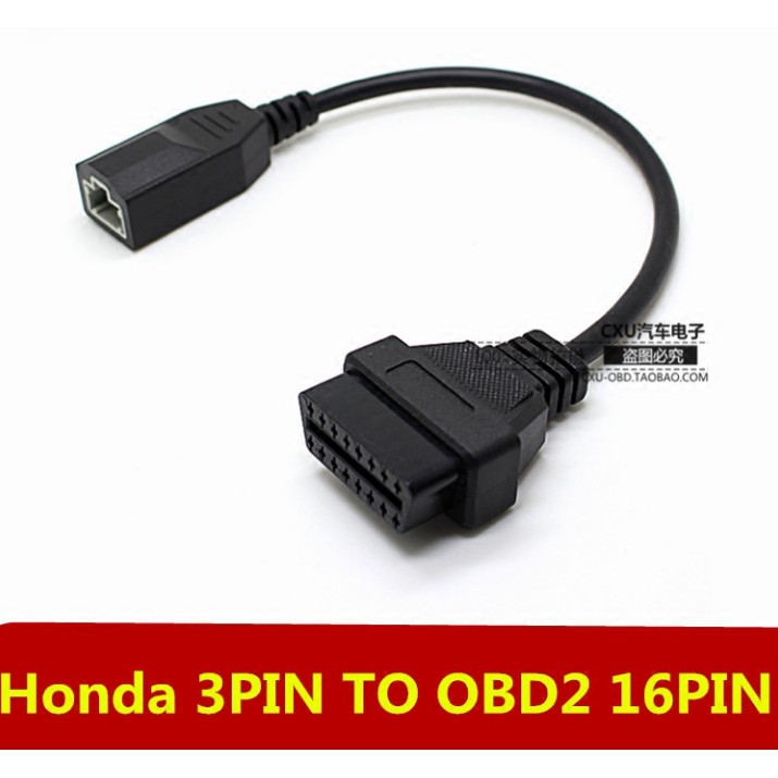 Honda 3Pin OBD2 16Pin 本田 喜美 老車 3針轉16針 抬頭顯示器 K8 K7 K9 試試