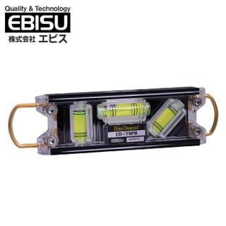 含稅 附發票 鹿洋五金日本製 EBISU ED-TBPB 雙吊掛式強磁三泡 水平尺 夜光水平液 強力磁鐵 多角度測量