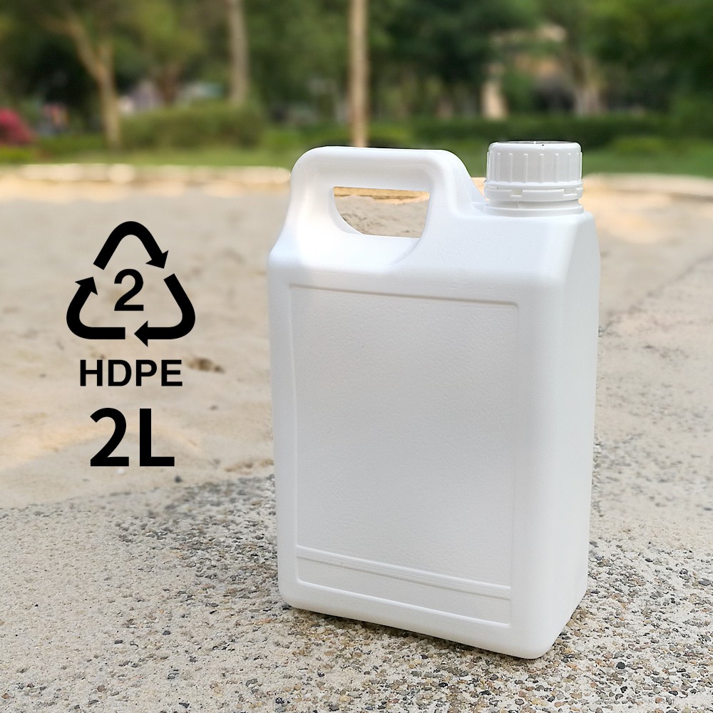 塑膠容器2l 裝酒精清潔液分裝消毒2號hdpe 蝦皮購物