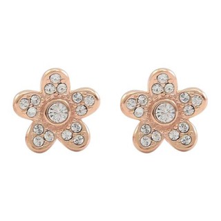 全新MJ正品 Marc Jacobs 花鑽超氣質玫瑰金色耳環