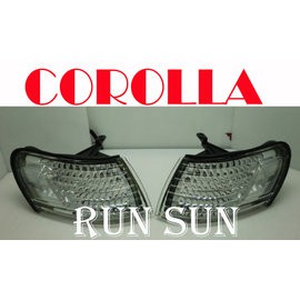 ●○RUN SUN 車燈,車材○● 全新 豐田 93 94 95 96 97 COROLLA 美規晶鑽 角燈 限量版出清