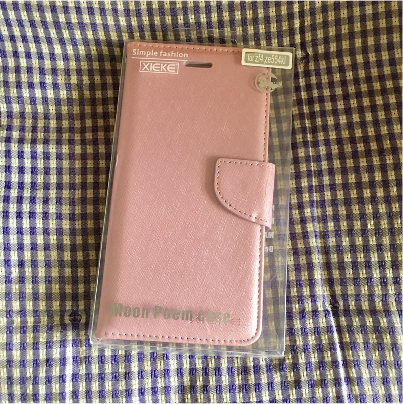 Zenfone 4 手機殼 手機皮套 zf4 ze554kl 玫瑰金 粉色 掀蓋式