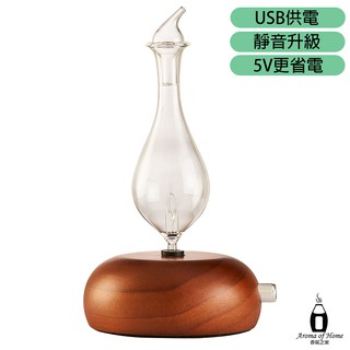 【香氛之家】台灣手工製造 負離子精油擴香儀 USB電源 靜音 免加水 免加熱 完整釋放精油功效 日本生活之木 圓型