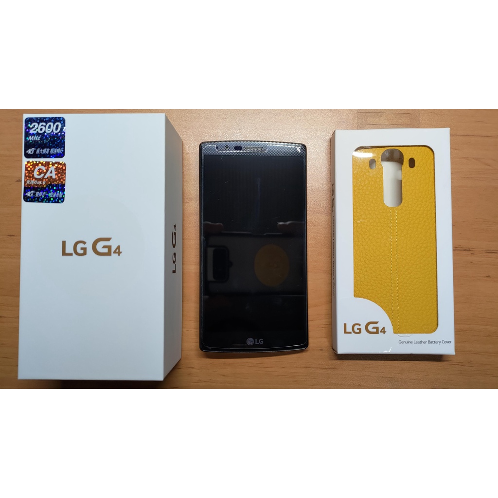 中古品 原廠盒裝 LG G4 H815 鈦金 4G手機 3G 32GB 附全新原廠背蓋 原廠電池充電器 一顆功能正常電池