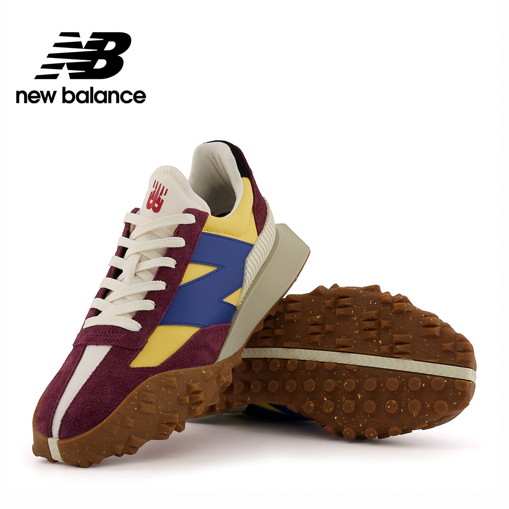 【New Balance】 NB 復古運動鞋_中性_藍黃咖紅_UXC72EA-D楦 XC72