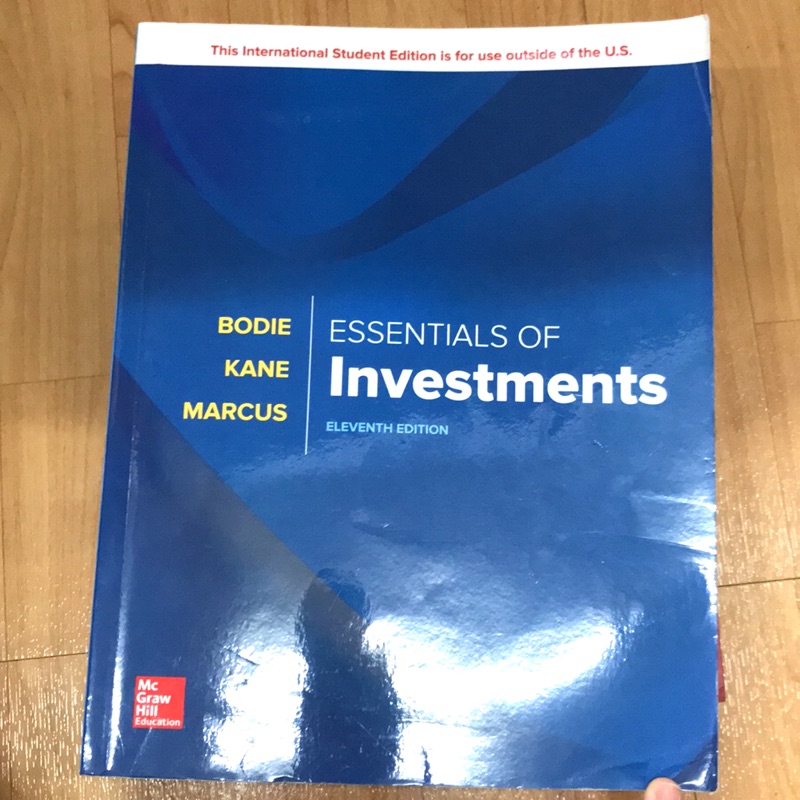 二手/Essentials of investments/11版/Bodie Kane Marcus