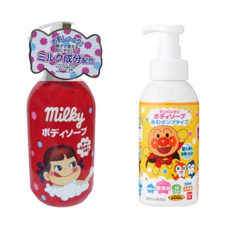 日本 Banda 麵包超人 二合一 無添加 童用 洗髮乳＋沐浴乳 / 牛奶妹 保濕沐浴乳