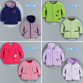 現貨 秋冬款 mom and bab可愛造型雙面都可穿外套／寶寶純棉外套＊9m.12m.18m.24m.3T.4T☆比比