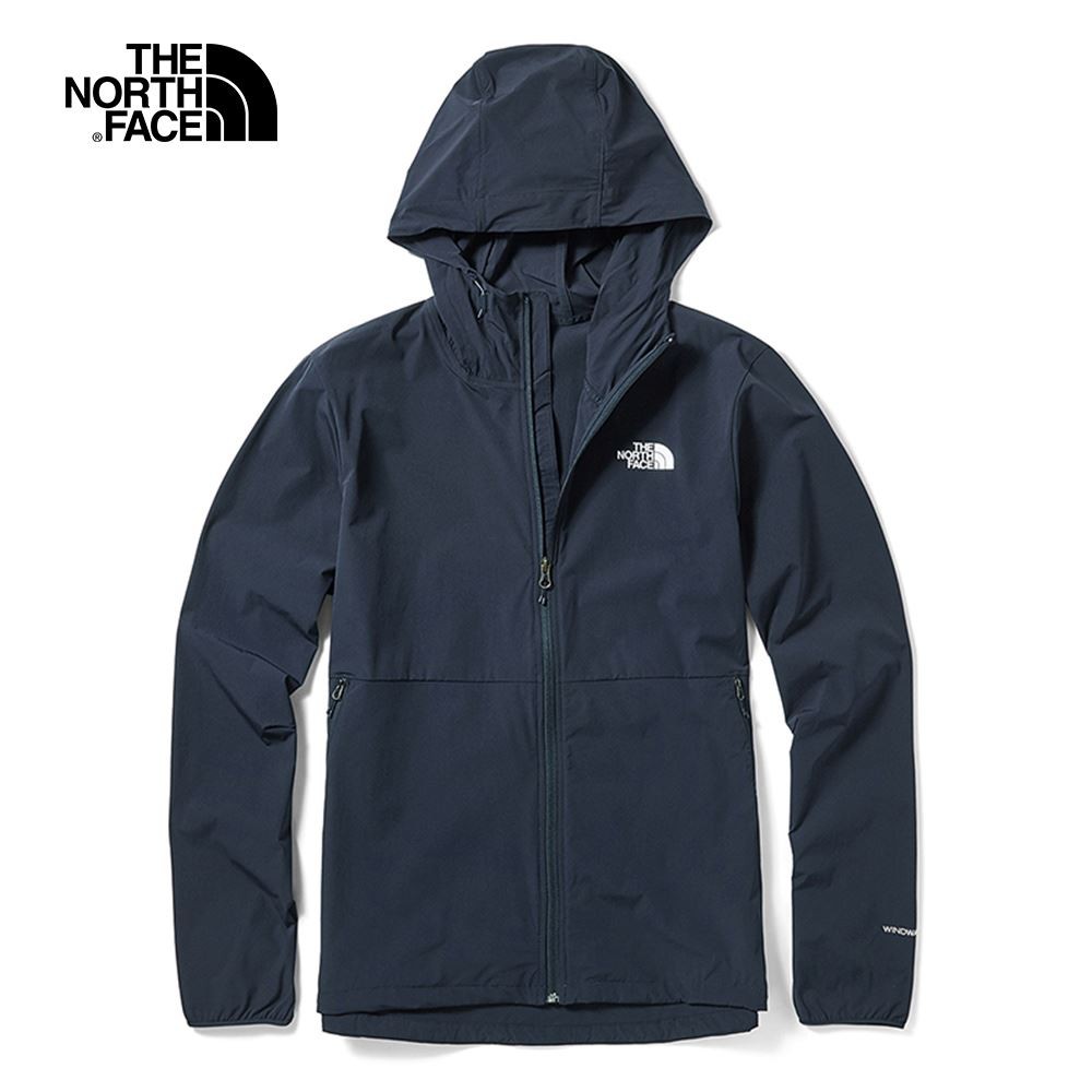 The North Face 男 WindWall防潑水防風外套 藍NF0A46KTH2G