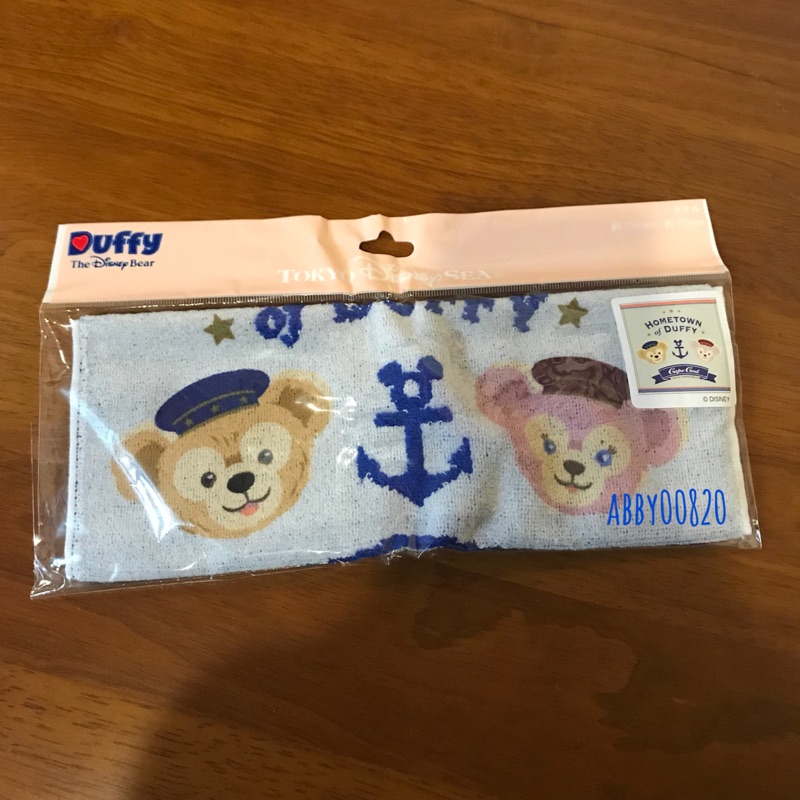 全新實拍 日本東京迪士尼海洋買回 DUFFY 限定 達菲熊 雪莉梅 毛巾 手帕 交換禮物