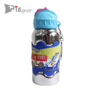 美國【i.d.gear】寬口不鏽鋼水壺打火英雄420cc B-2BST011-00-FF