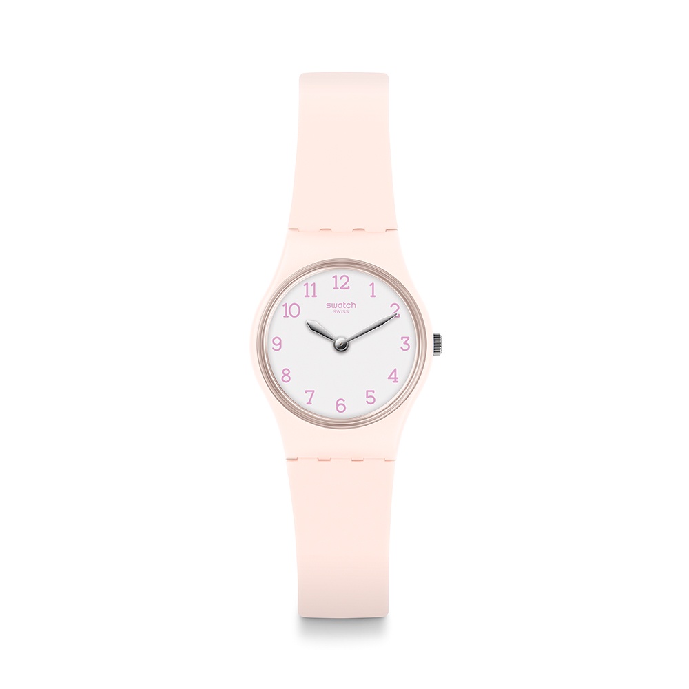 【SWATCH】Lady 原創 手錶PINKBELLE粉紅佳人(25mm) 瑞士錶 LP150