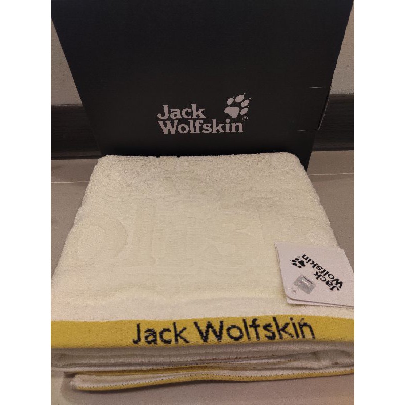 (樂軒小站) jack wolfskin 飛狼 緹花浴巾禮盒/好馬牌小毛巾