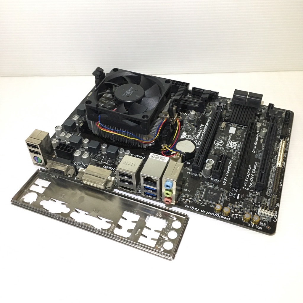 (優惠價$1200)【合售】AMD A10-7800 處理器/技嘉GA-F.2A88XM-HD3 主機板