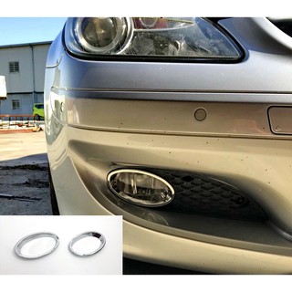 JR-佳睿精品 04-09 Benz SLK200 SLK280 R171 臺製 改裝 鍍鉻 前下巴 霧燈 飾框 裝飾