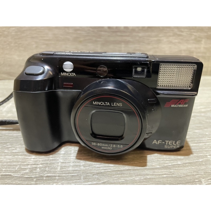 MINOLTA AF-TELE SUPER 美能達底片機  傻瓜相機 早期相機 底片型照相機 底片型相機零件機  相機