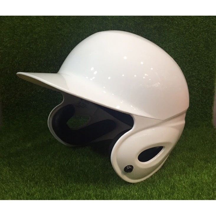 GST 職業級全白色亮面雙耳打擊頭盔附下巴帶,海鳥牌製造出品超低回饋特價$1540元/頂 尺寸:M~2XL