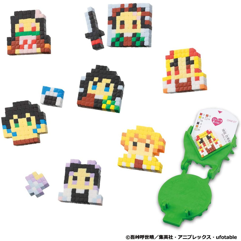 現貨 日本鬼滅之刃3d立體橡皮擦製作機橡皮檫diy製作器 附夜光版 蝦皮購物