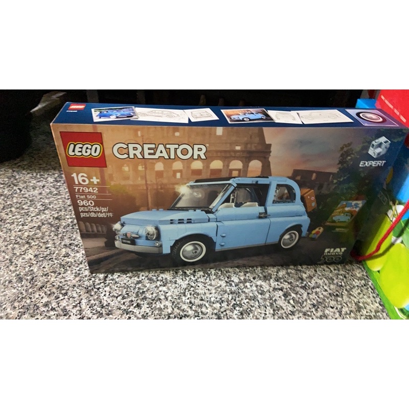 LEGO 77942 藍色飛雅特 FIAT 500 全新未拆
