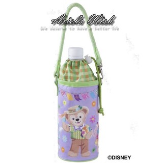 Ariel's Wish-Disney日本東京迪士尼Duffy達菲熊雪莉玫傑拉東尼春季水壺袋手提袋500mL寶特瓶水壺套