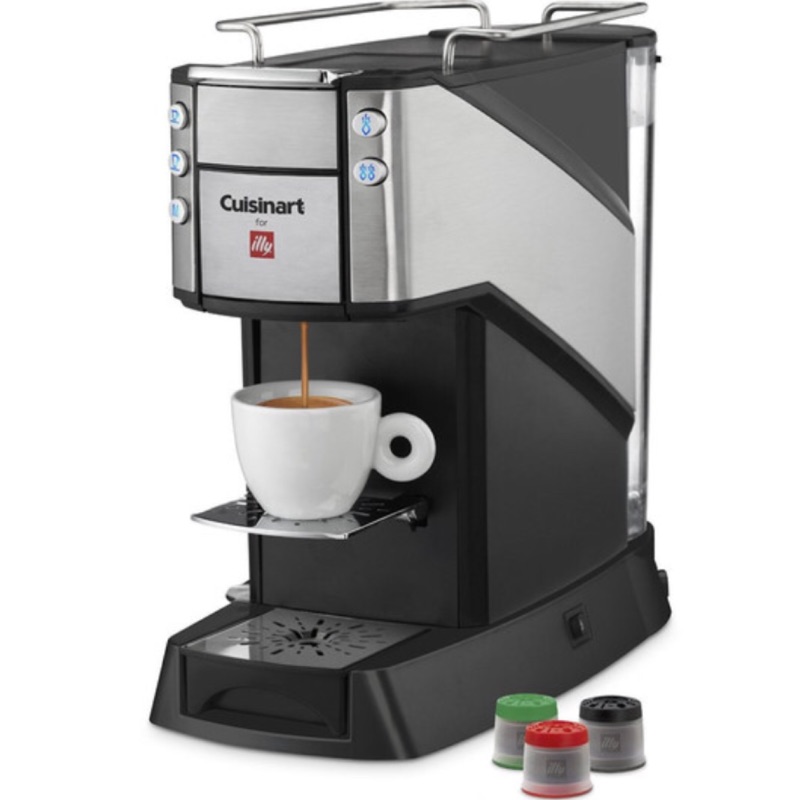 【Cuisinart美膳雅】Espresso膠囊咖啡機EM-400TWBK