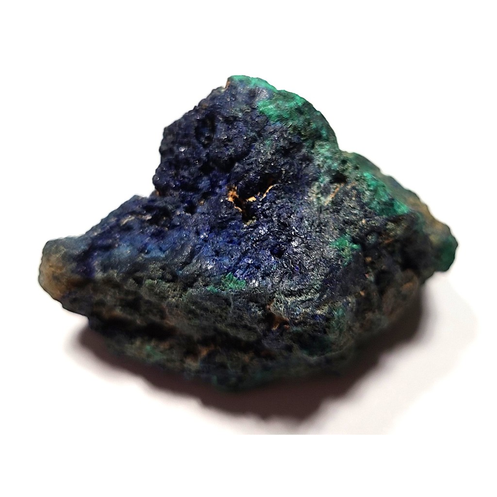 ***原礦屋*** 對應喉輪！A級摩洛哥藍銅礦與孔雀石共生原礦31.15g！(寶石、礦石、招財、冥想、靈修)