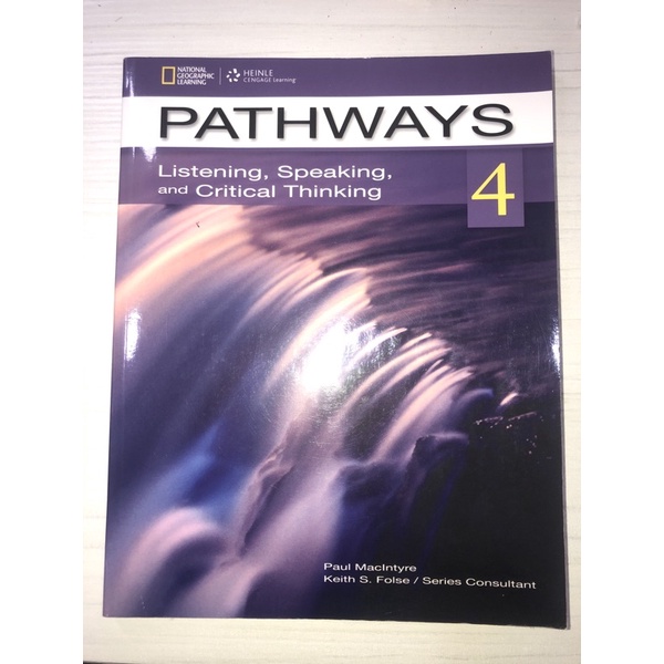 二手 Pathways listening  speaking and critical thinking 英文練習課本