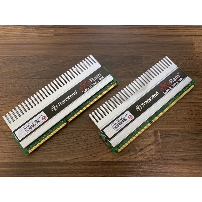 創見 Transcend DDR3 2133 8GB Kit [4GBx2/近全新/終保］