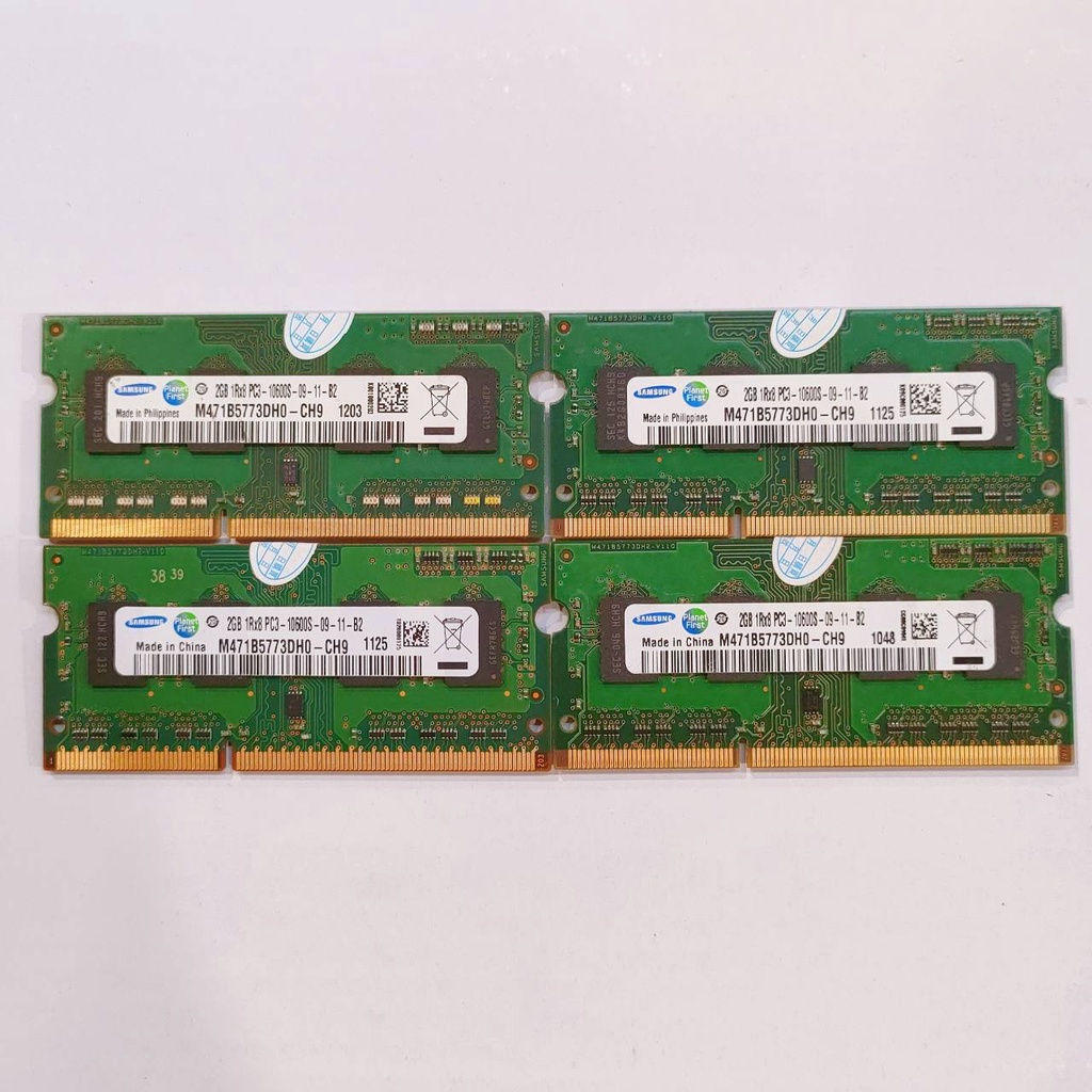 【RAM】筆電記憶體 - DDR3 2G 10600S 1066 8500S 隨機出貨二手良品