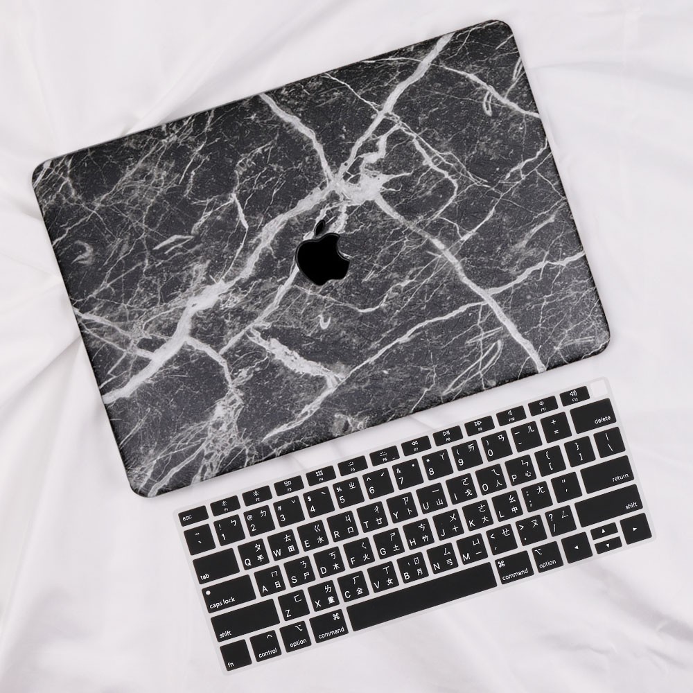 大理石紋路皮面保護殼 Apple MacBook Air Pro Retina 12 13 15 16 新款上市筆電殻
