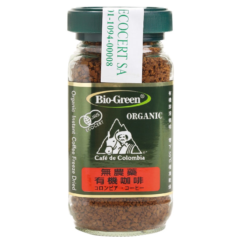 Bio-Green有機囍瑞 即溶咖啡 100g【家樂福】