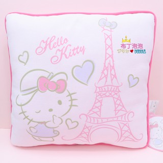 布丁泡泡 HELLO KITTY 世界旅行 法國 巴黎鐵塔 抱枕 靠墊 三麗鷗 SANRIO