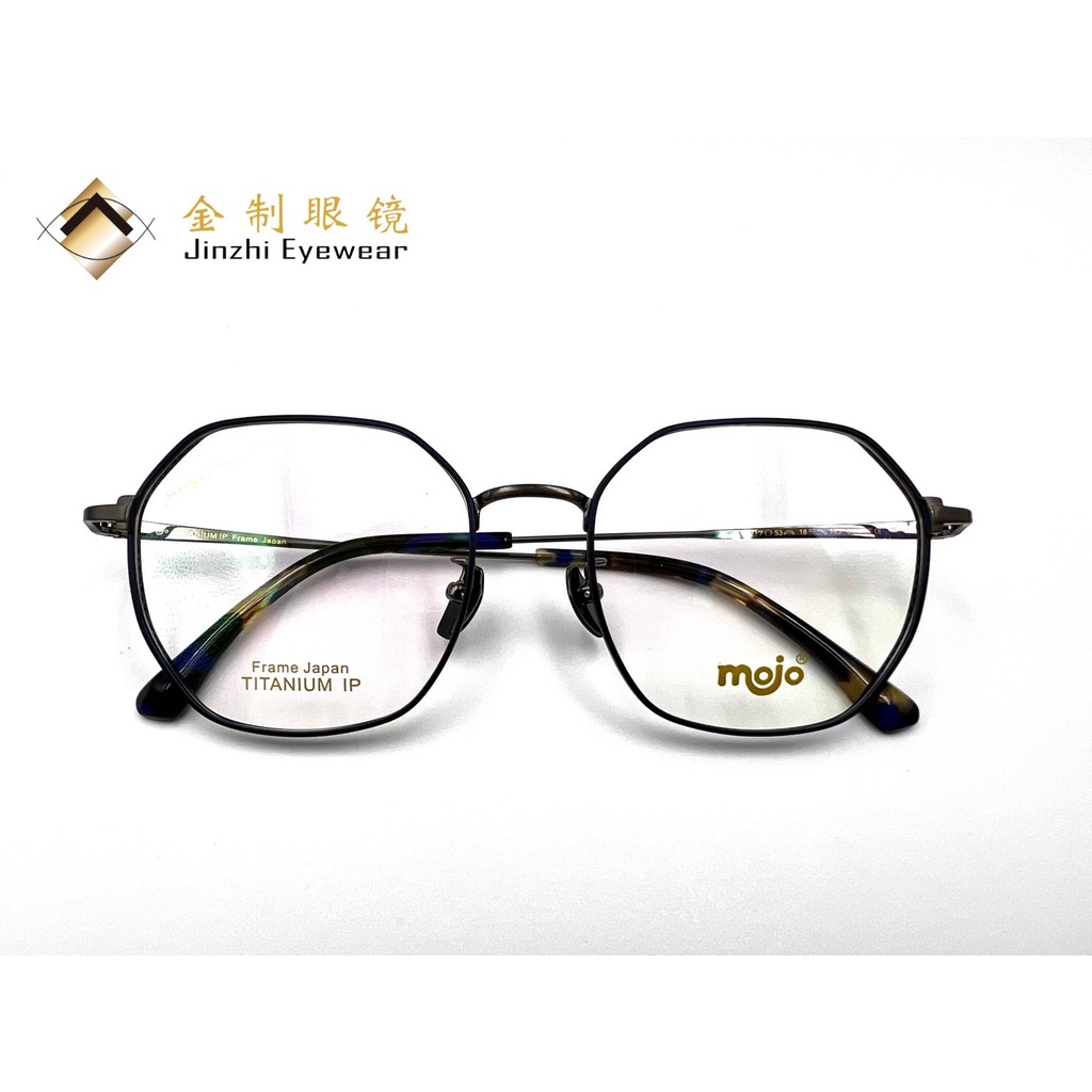 時尚韓系眼鏡【MOJO】金屬大方框/潮流眼鏡/大頭型眼鏡/穿搭眼鏡/金制眼鏡