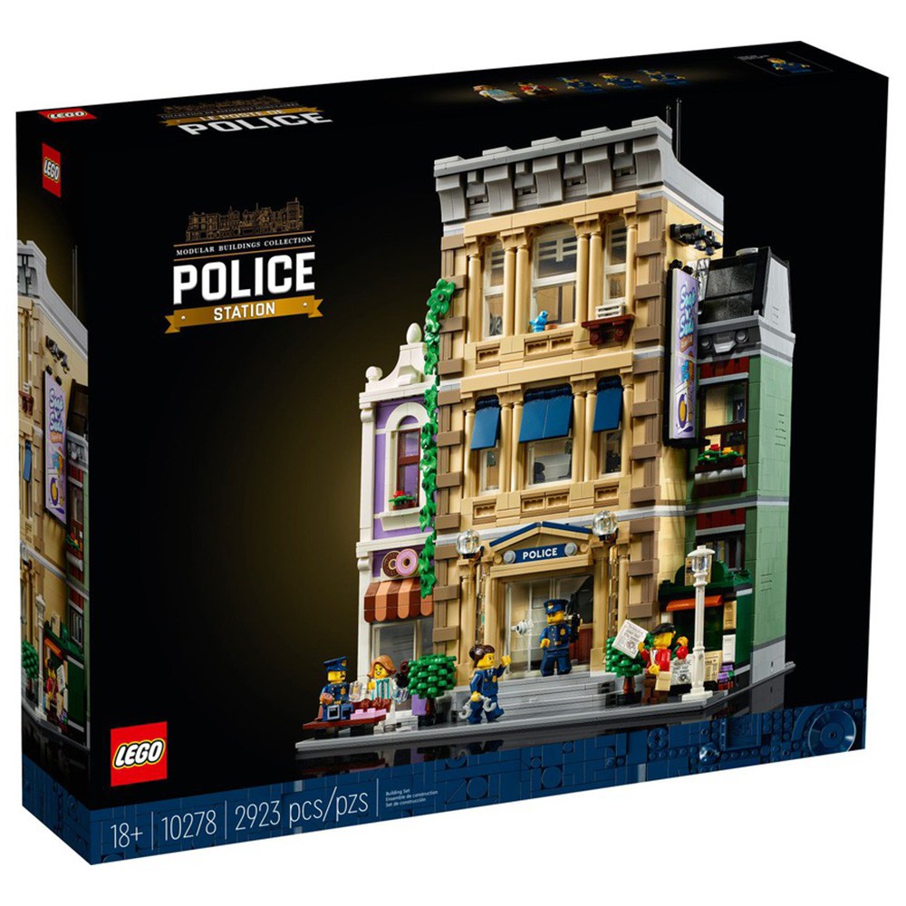 【母親節限時自取特價4550元】樂高積木  LEGO  Creator Expert 10278 警察局【台中宏富玩具】