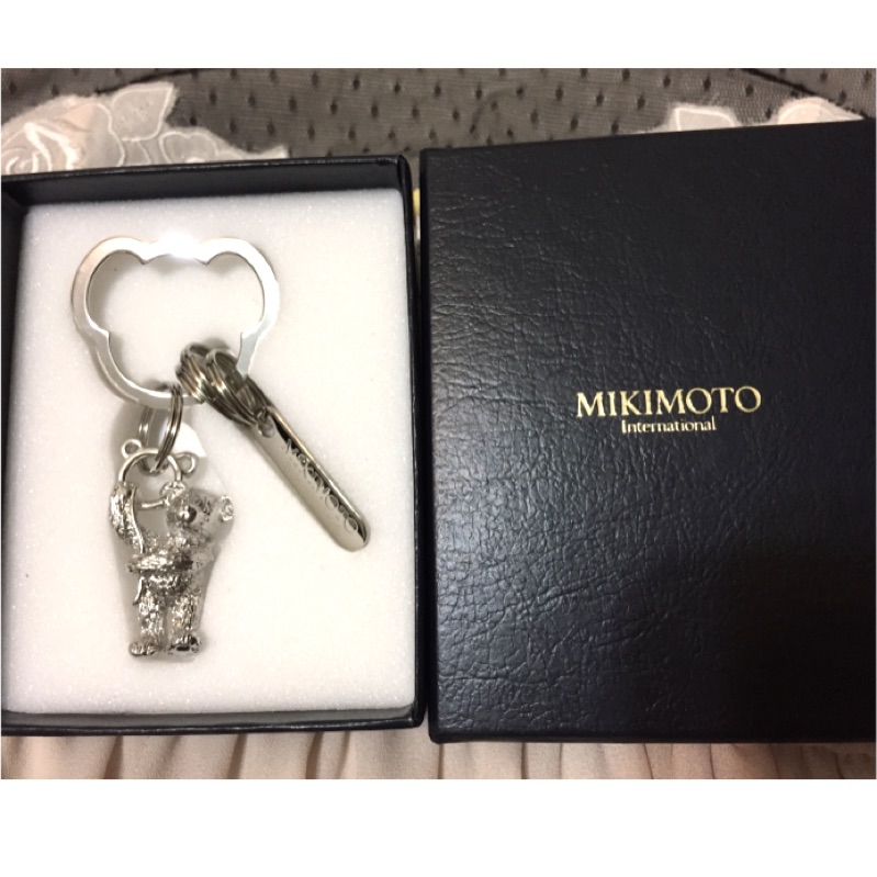 (挑戰最低價）MIKIMOTO 御木本 小熊鑰匙圈 包包掛飾 傢飾吊飾