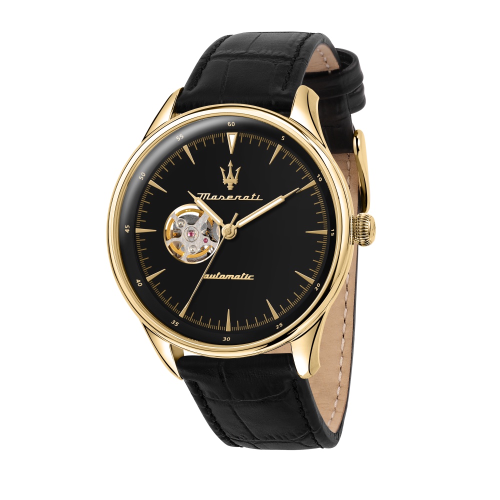 MASERATI 瑪莎拉蒂 紳士設計感機械腕錶42mm(R8821146001)