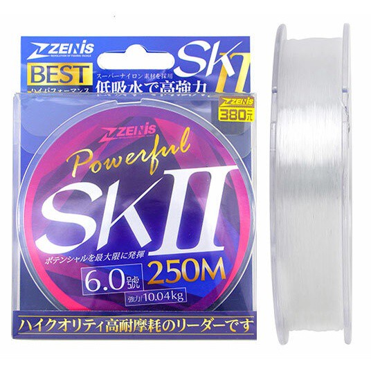 [好釣具]  ZENIS東區 SKII 尼龍線 250M/透明色