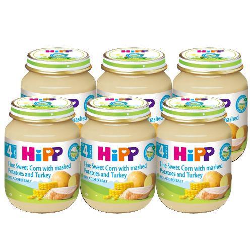 喜寶 HiPP 天然玉米馬鈴薯火雞全餐6入特價組