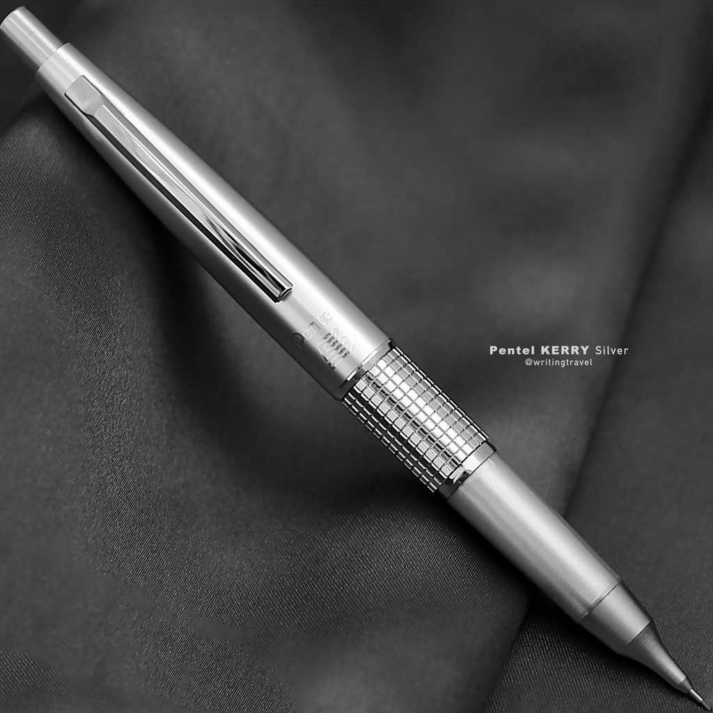 稀有 日本pentel 万年cil Kerry ケリー 銀色復刻限定版自動鉛筆 蝦皮購物