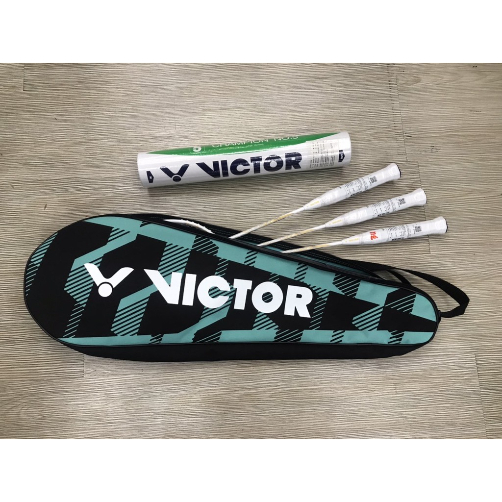 🏸SOSA羽球超市🏸VICTOR 單層三支袋 (厚度7CM) 可裝三支球拍+ 一筒球 或 五支球拍喔!!