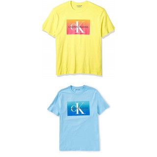 CALVIN KLEIN 有福利品-男生圓領衫 原裝進口 短袖上衣 夏天T恤 LOGO T 41K7504 凱文克萊CK