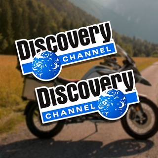 探索頻道 Discovery 摩托車邊箱貼越野車 汽車貼紙 防水反光貼花