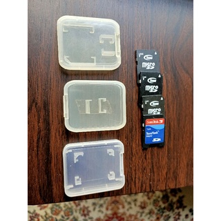 記憶卡轉接器 micro sd/sd adapter . 收納盒 / 全新.二手