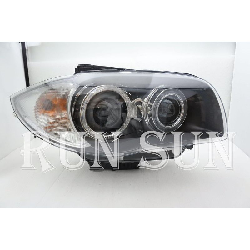 Run Sun 車燈 車材 全新寶馬09 10 11 12 E87 原廠型魚眼大燈hid空件 蝦皮購物