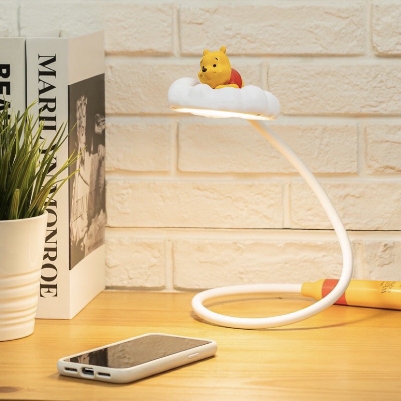 🔥現貨🔥 小熊維尼 維尼 夜燈 USB充電 LED飄飄雲燈 雲朵檯燈 檯燈 桌燈 雲朵燈 Pooh 7-11 711